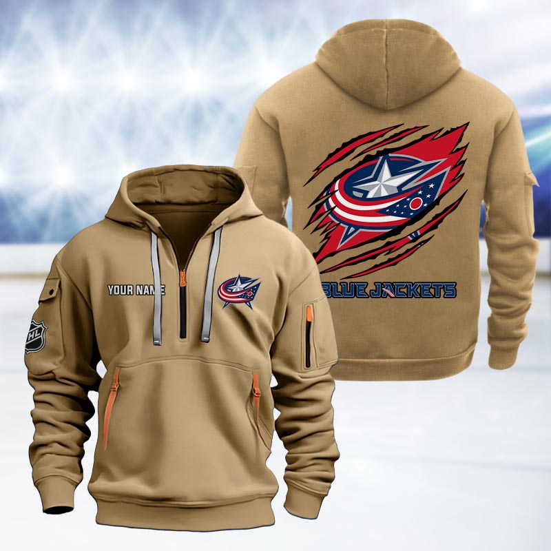 Columbus Blue Jackets Heavy Hoodie - Famjoys Columbus Blue Jackets Heavy Hoodie - Famjoys