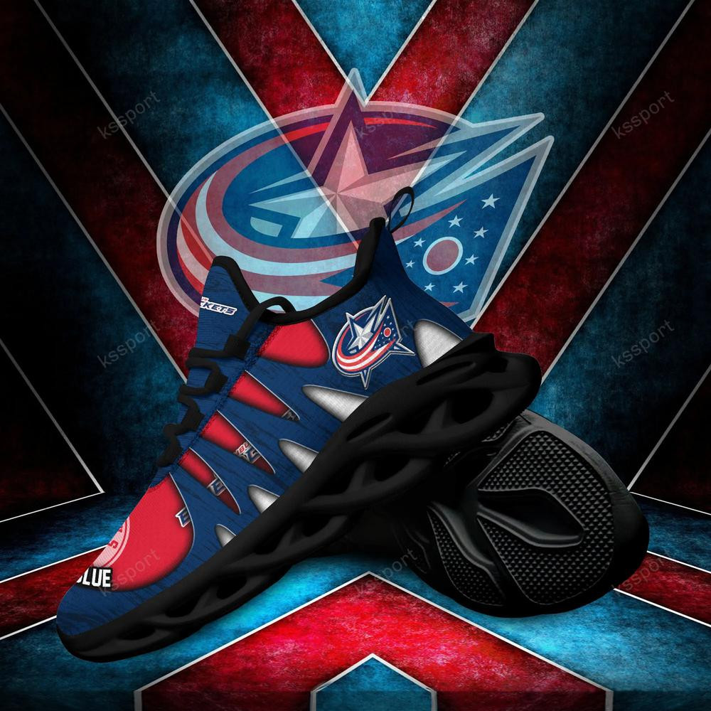 Columbus Blue Jackets Max Soul Shoes, Running Sneakers - Famjoys Columbus Blue Jackets Max Soul Shoes, Running Sneakers - Famjoys