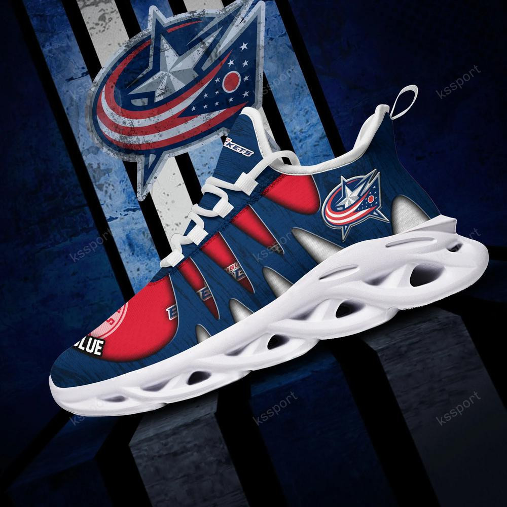 Columbus Blue Jackets Max Soul Shoes, Running Sneakers - Famjoys Columbus Blue Jackets Max Soul Shoes, Running Sneakers - Famjoys