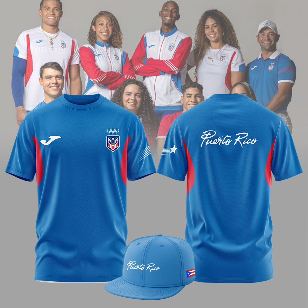 Conjunto de Camiseta Especial para Hinchas de Puerto Rico Tshirt Blue New+Pant+Snapback Cap Set-SP13072402ID10DS10 - Famjoys Conjunto de Camiseta Especial para Hinchas de Puerto Rico Tshirt Blue New+Pant+Snapback Cap Set-SP13072402ID10DS10 - Famjoys