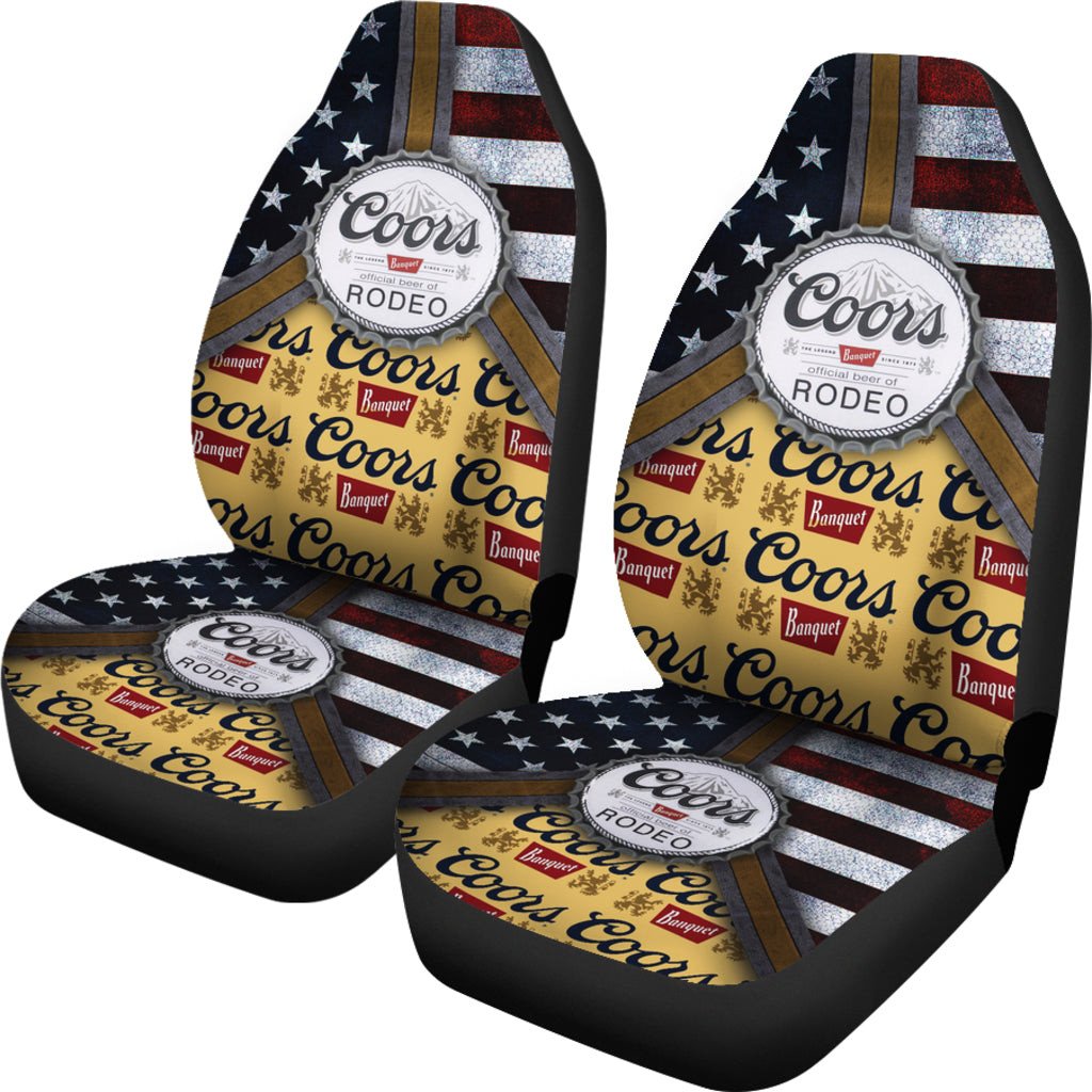 Coors Banquet Drinks Car Seat Covers Beer AA22092304 - Famjoys Coors Banquet Drinks Car Seat Covers Beer AA22092304 - Famjoys