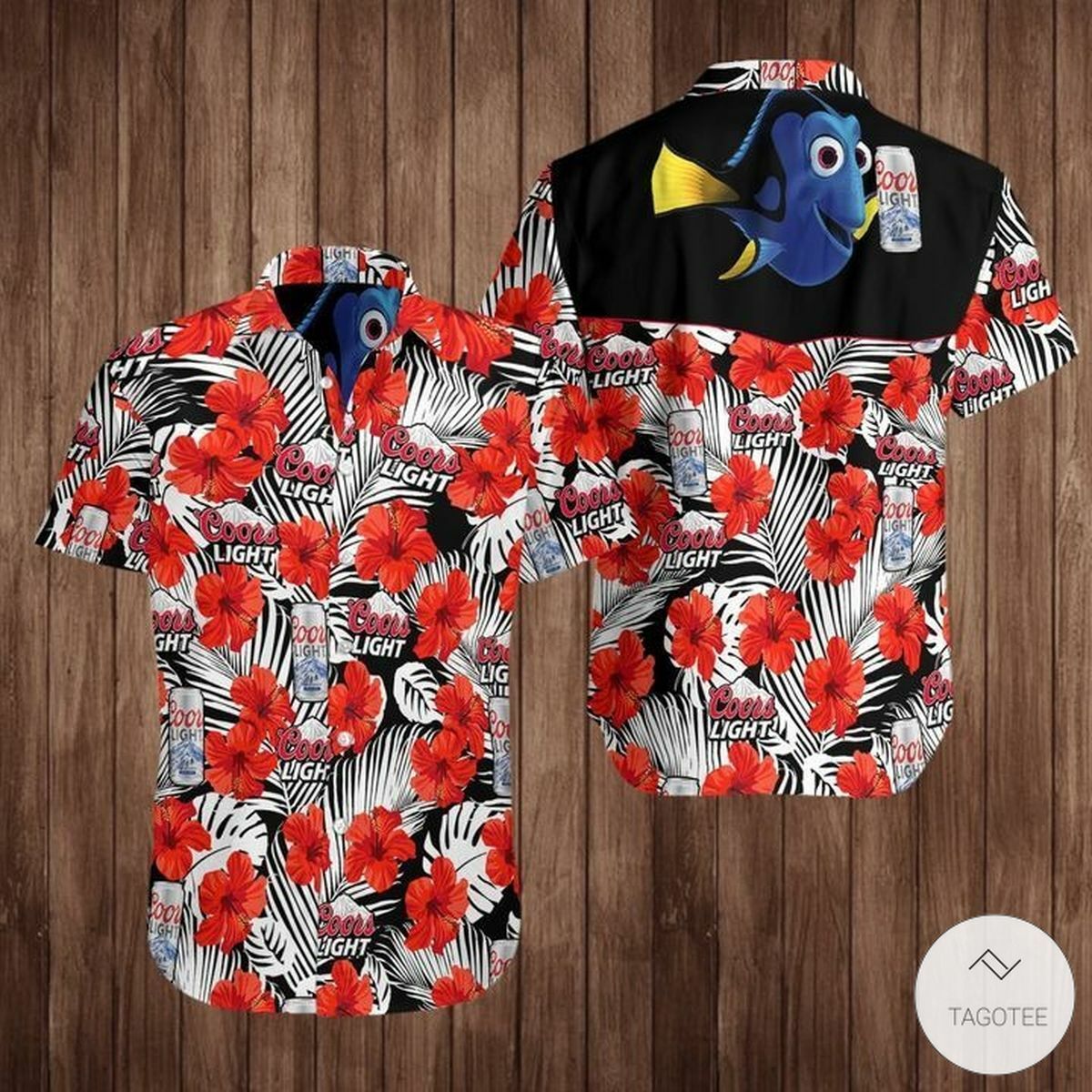 Coors Light Dory Tropical Hawaiian Shirt - Famjoys Coors Light Dory Tropical Hawaiian Shirt - Famjoys