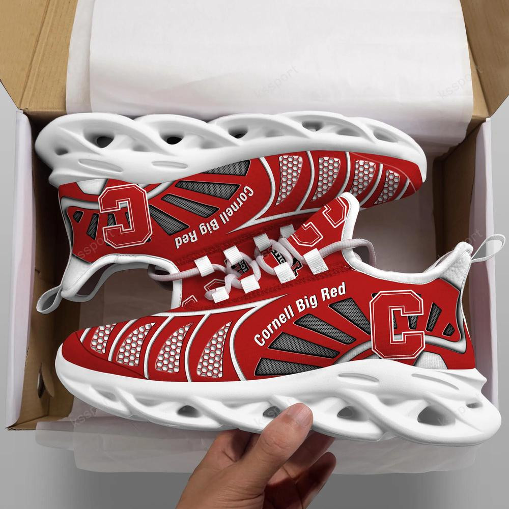 Cornell Big Red Max Soul Clunky, Black And White Running Shoes  