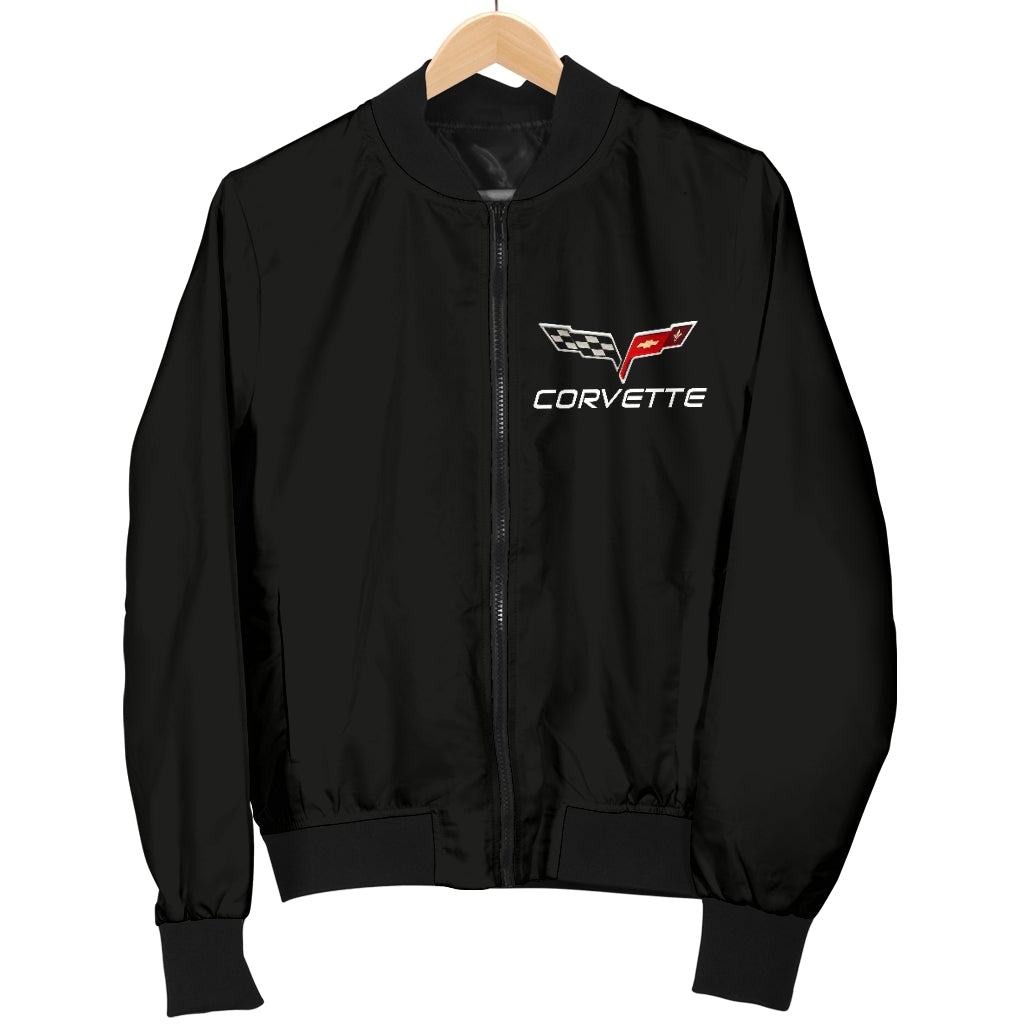 Corvette C6 Men's Bomber Jacket BL - Famjoys Corvette C6 Men's Bomber Jacket BL - Famjoys