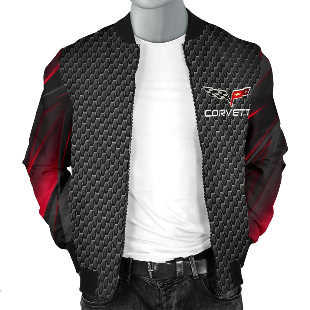 Corvette C6 Men's Bomber Jacket RA - Famjoys Corvette C6 Men's Bomber Jacket RA - Famjoys
