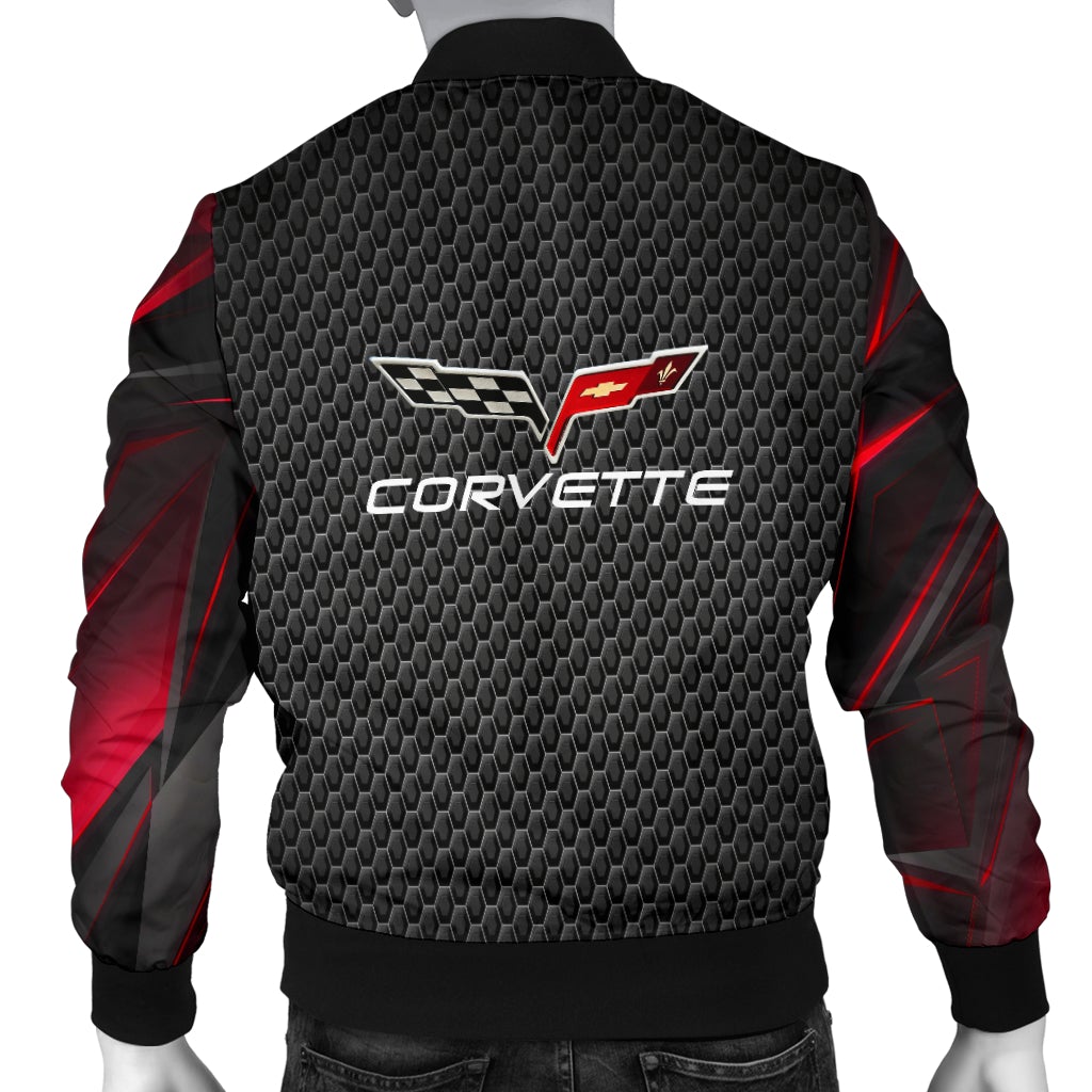 Corvette C6 Men's Bomber Jacket RA - Famjoys Corvette C6 Men's Bomber Jacket RA - Famjoys