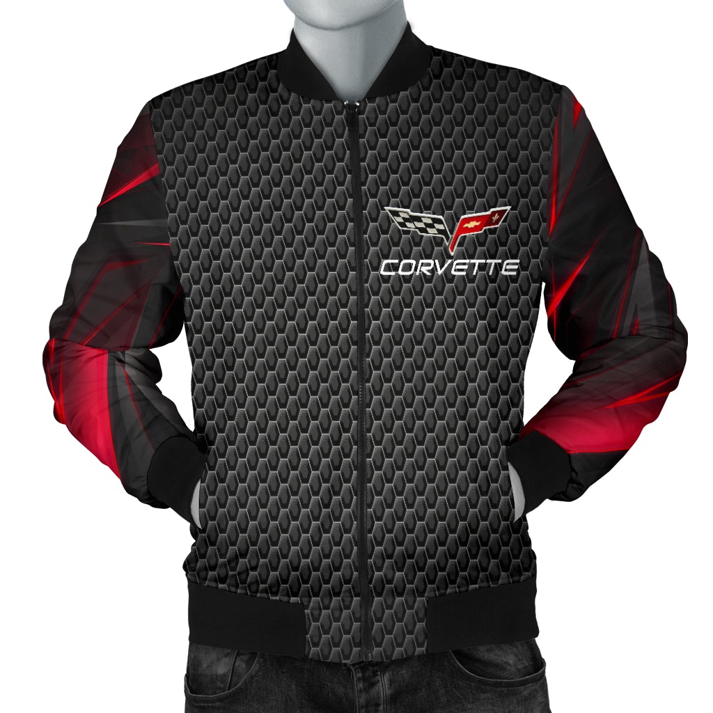 Corvette C6 Men's Bomber Jacket RA - Famjoys Corvette C6 Men's Bomber Jacket RA - Famjoys