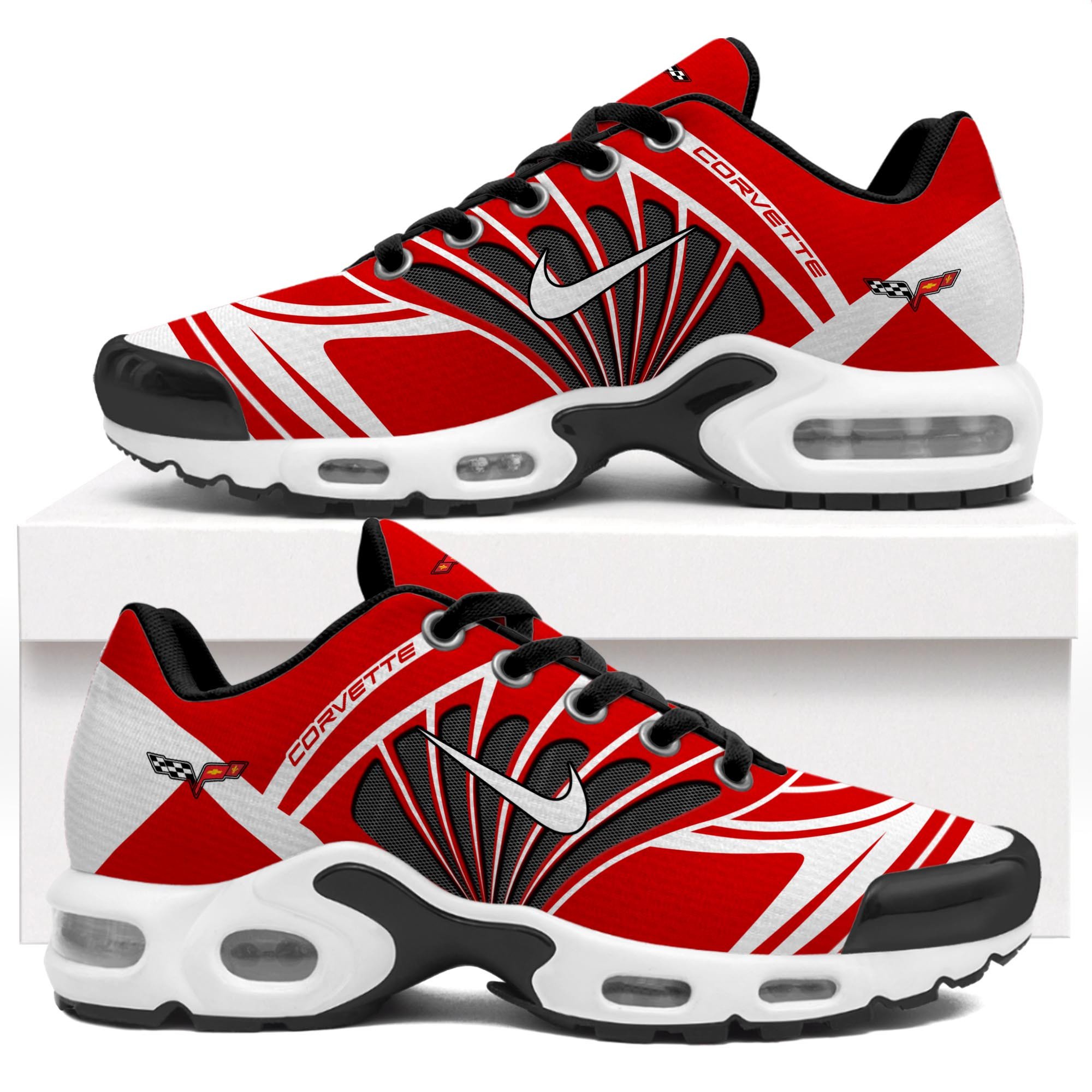 Corvette c6 Personalized Name Air Cushion Sports Shoes 1126 - Famjoys Corvette c6 Personalized Name Air Cushion Sports Shoes 1126 - Famjoys