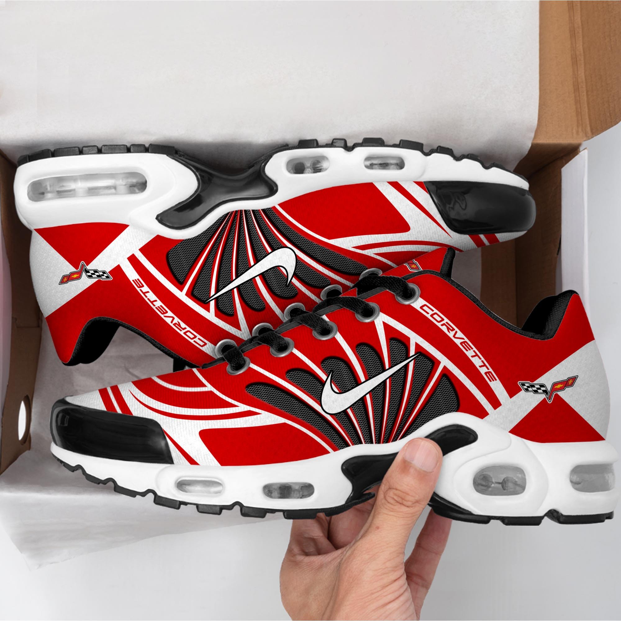 Corvette c6 Personalized Name Air Cushion Sports Shoes 1126 - Famjoys Corvette c6 Personalized Name Air Cushion Sports Shoes 1126 - Famjoys