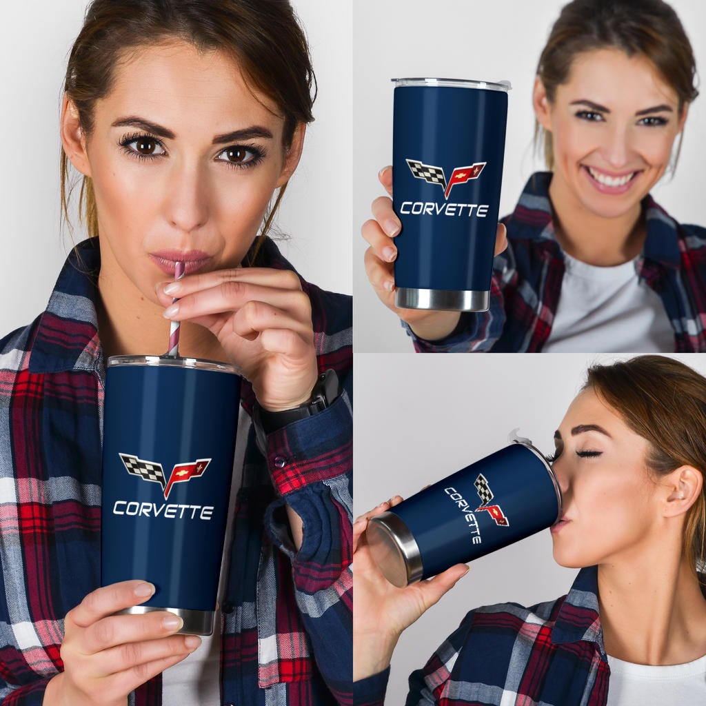 Corvette C6 Tumbler Blue - Famjoys Corvette C6 Tumbler Blue - Famjoys