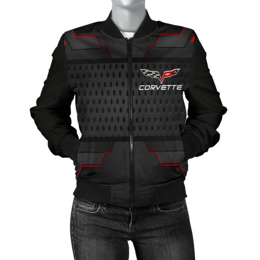 Corvette C6 Women's Bomber Jacket MX - Famjoys Corvette C6 Women's Bomber Jacket MX - Famjoys