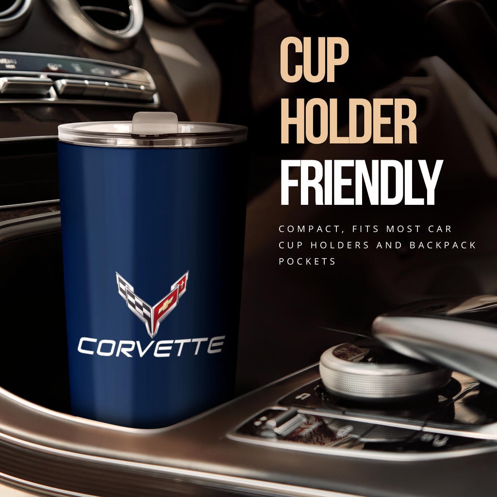 Corvette C8 Tumbler Blue - Famjoys Corvette C8 Tumbler Blue - Famjoys