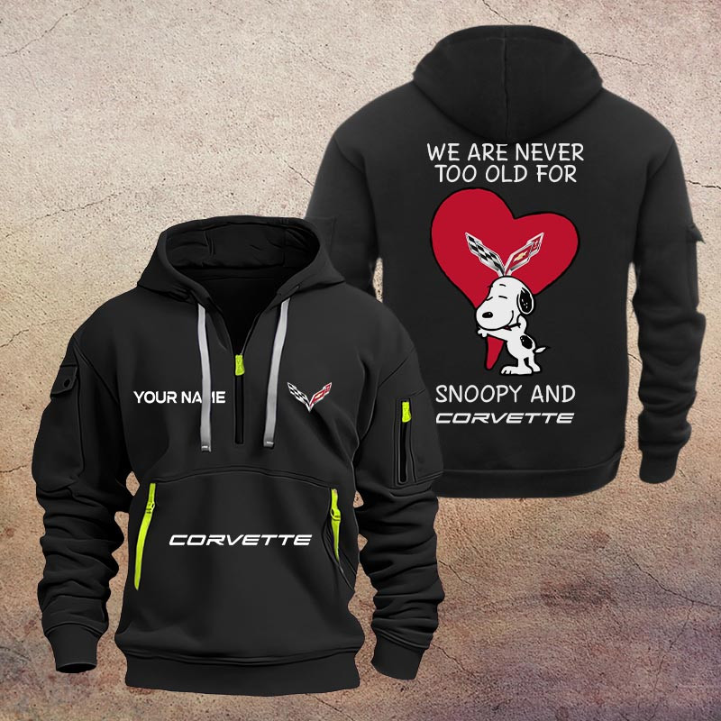 Corvette Old New Hoodie 0124 - Famjoys Corvette Old New Hoodie 0124 - Famjoys