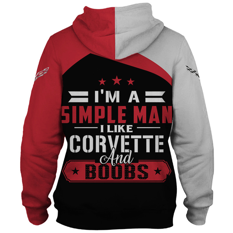 Corvette t-shirt hoodie apparel 3D full printing - Famjoys Corvette t-shirt hoodie apparel 3D full printing - Famjoys