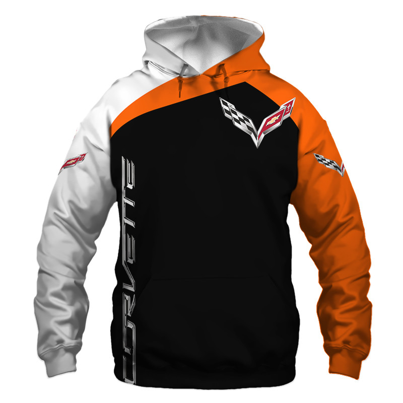 Corvette t-shirt hoodie apparel 3D full printing