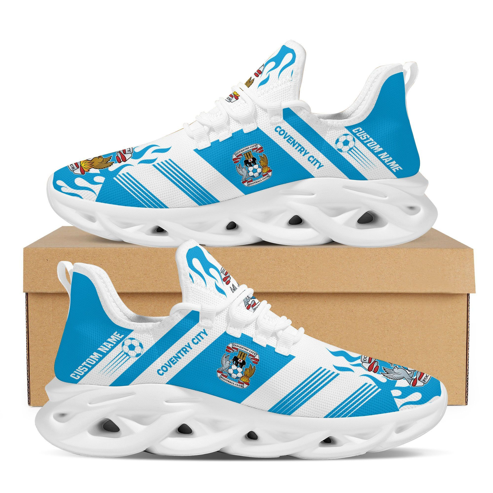 Coventry City Custom Personalized Max Soul Sneakers Shoes - Famjoys Coventry City Custom Personalized Max Soul Sneakers Shoes - Famjoys