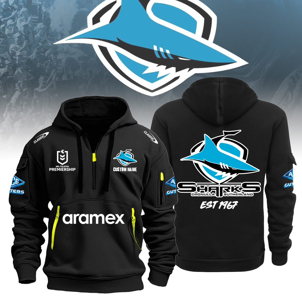 Cronulla Sharks Hoodie - Famjoys Cronulla Sharks Hoodie - Famjoys
