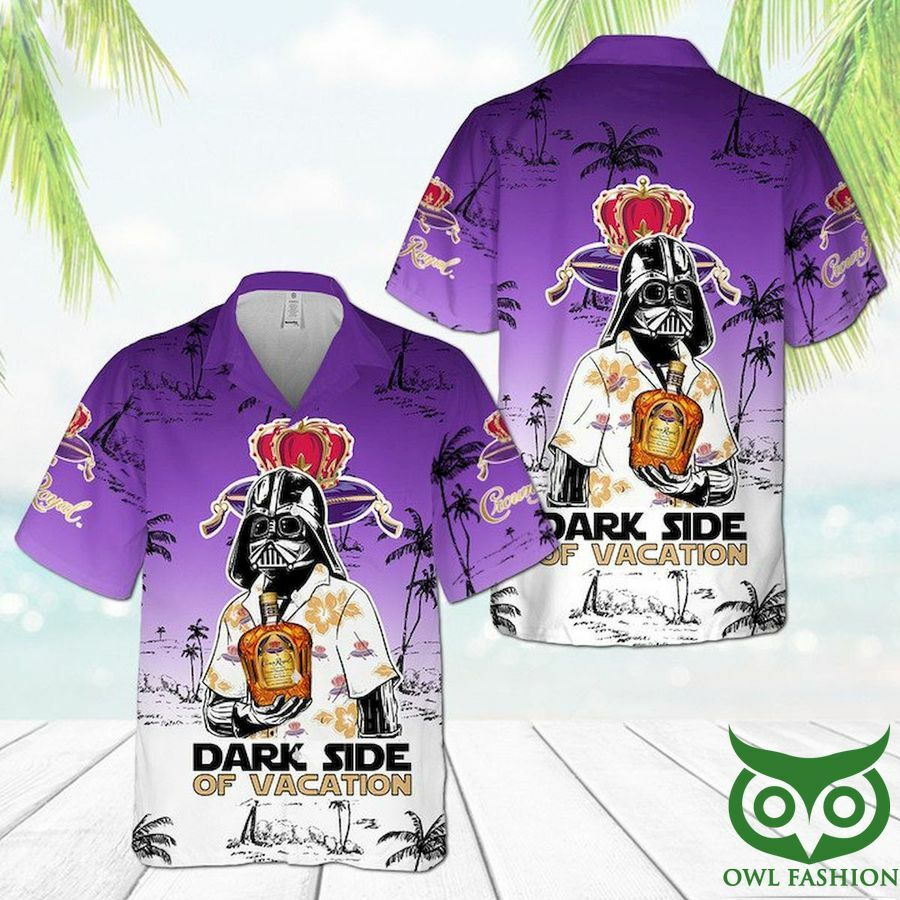 Crown Royal S Dark Side Of Vacation Hawaiian Shirt - Famjoys Crown Royal S Dark Side Of Vacation Hawaiian Shirt - Famjoys
