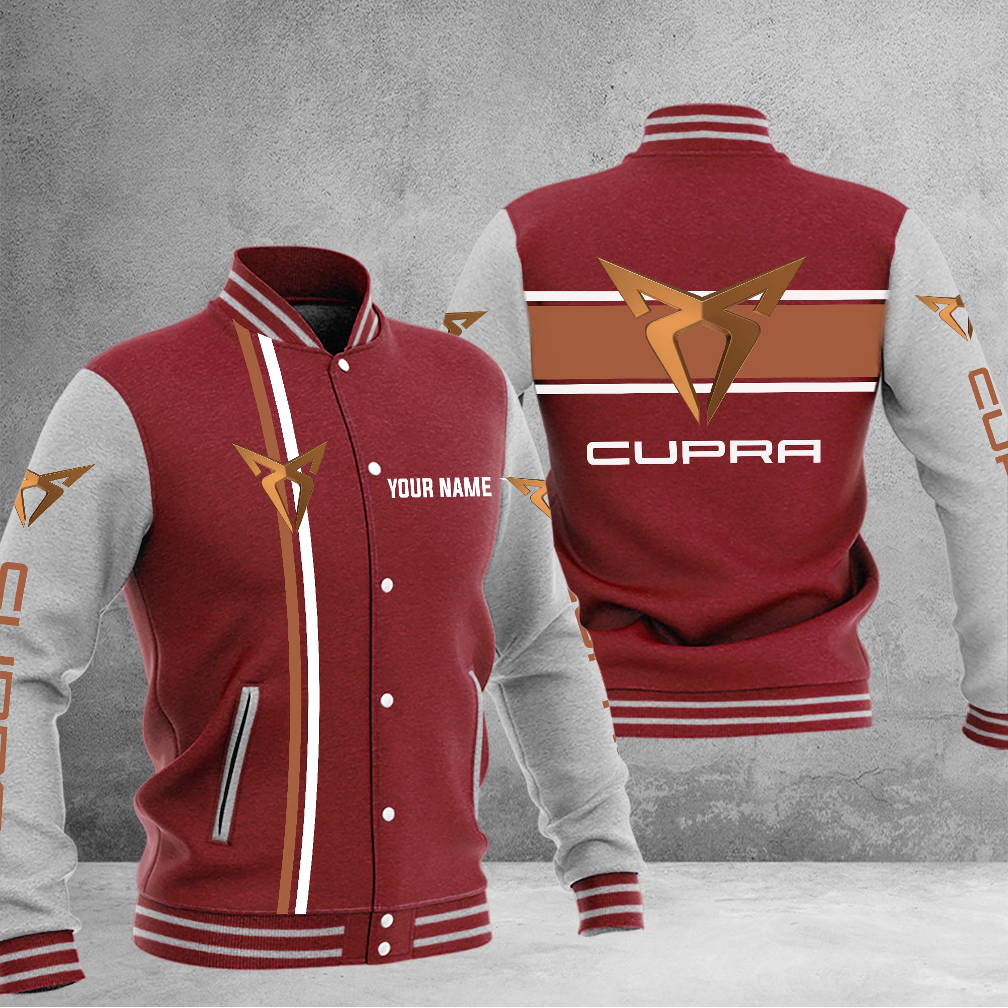 Cupra Baseball Jacket - Famjoys Cupra Baseball Jacket - Famjoys