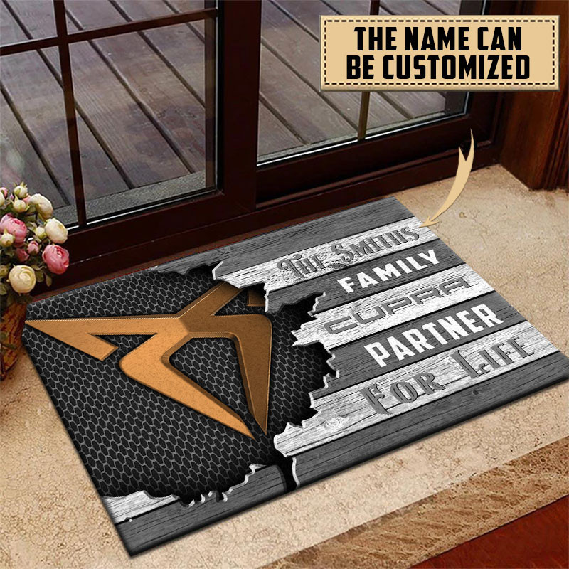 Cupra Doormat Custom Name, Multicolor - Famjoys Cupra Doormat Custom Name, Multicolor - Famjoys