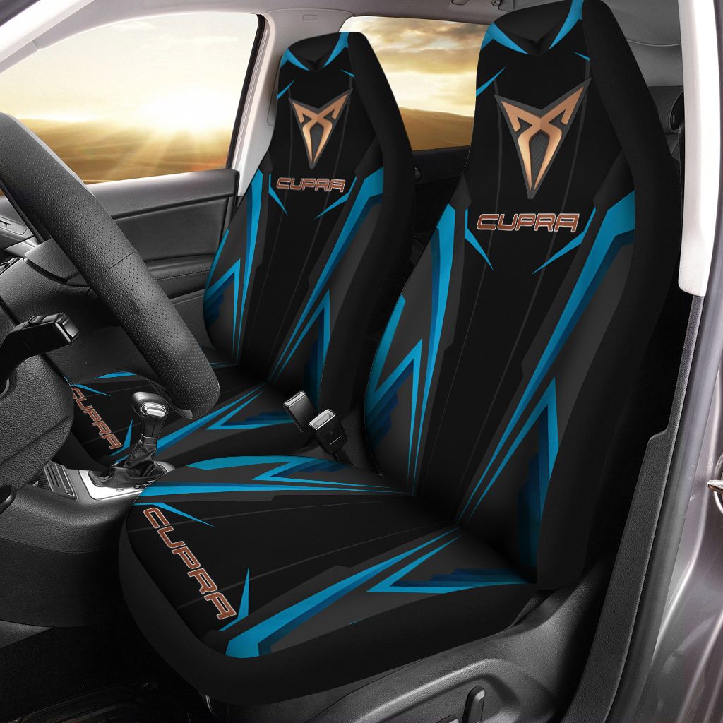 Cupra Ttt-Lt Car Seat Cover (Set Of 2) Ver 2 (Blue)