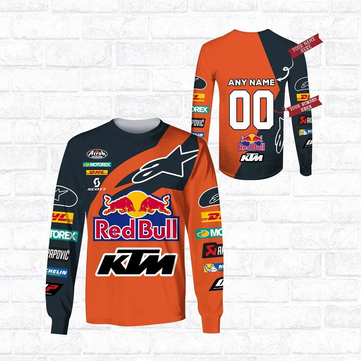 Custom 3D All Over Printed KTM Racing Shirts Ver2 - Famjoys Custom 3D All Over Printed KTM Racing Shirts Ver2 - Famjoys