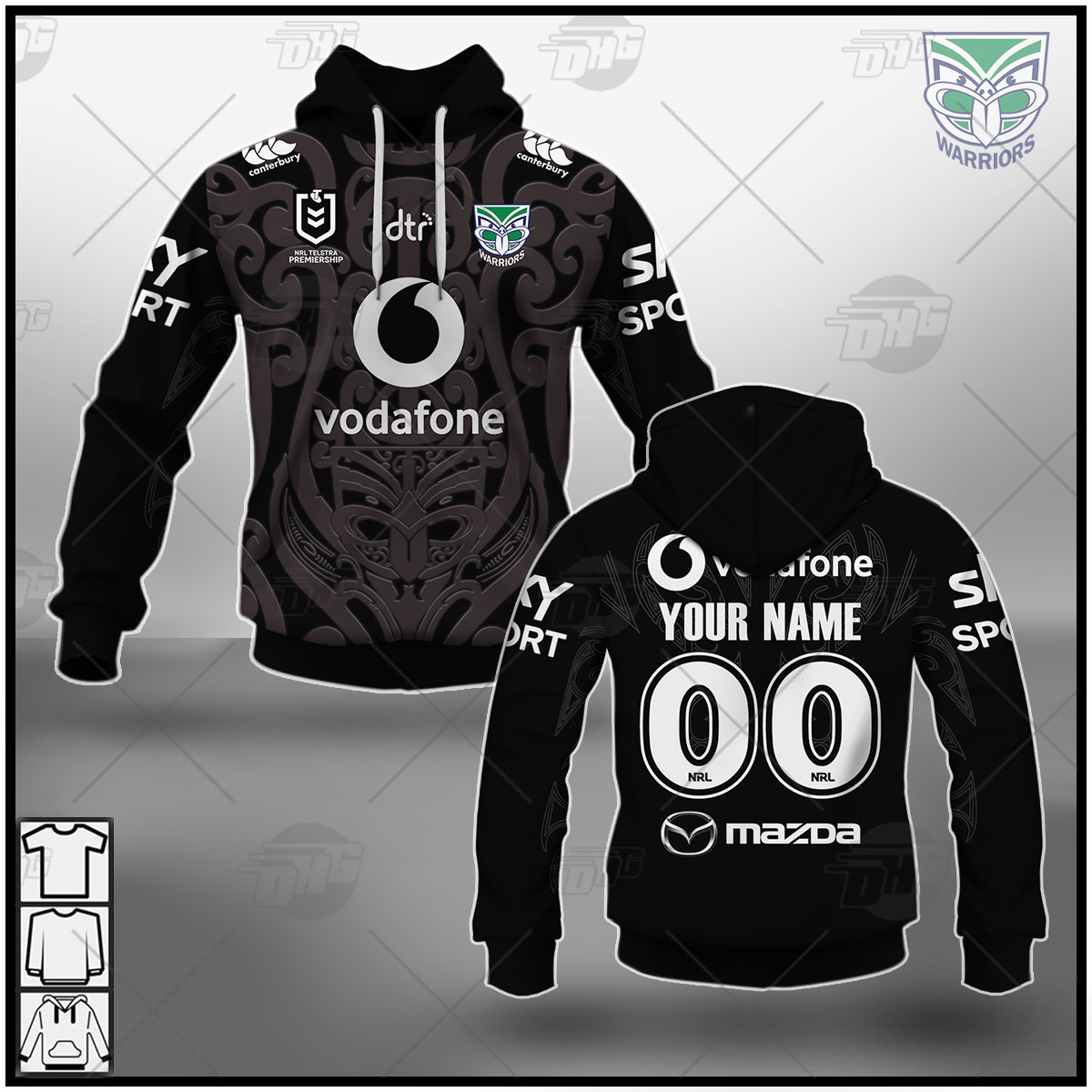 Custom Made New Zealand Warriors Vapodri On Field Indigenous 2021 - Famjoys Custom Made New Zealand Warriors Vapodri On Field Indigenous 2021 - Famjoys