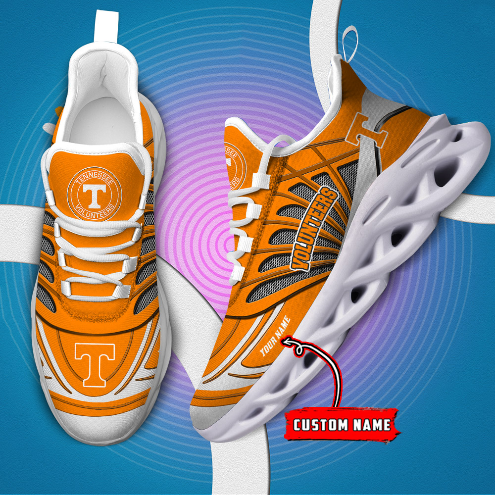 Custom Name 09 Tennessee Volunteers PERSONALIZED MAX SOUL SHOES DS001 - Famjoys Custom Name 09 Tennessee Volunteers PERSONALIZED MAX SOUL SHOES DS001 - Famjoys