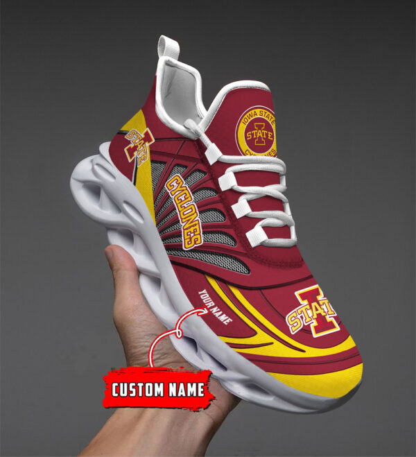 Custom Name 11 Iowa State Cyclones PERSONALIZED MAX SOUL SHOES DS001 - Famjoys Custom Name 11 Iowa State Cyclones PERSONALIZED MAX SOUL SHOES DS001 - Famjoys