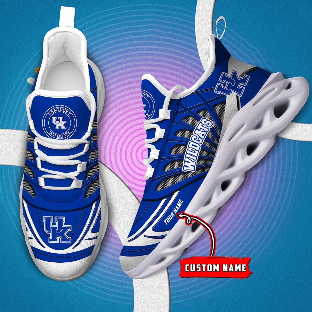 Custom Name 12 Kentucky Wildcats PERSONALIZED MAX SOUL SHOES DS001 - Famjoys Custom Name 12 Kentucky Wildcats PERSONALIZED MAX SOUL SHOES DS001 - Famjoys