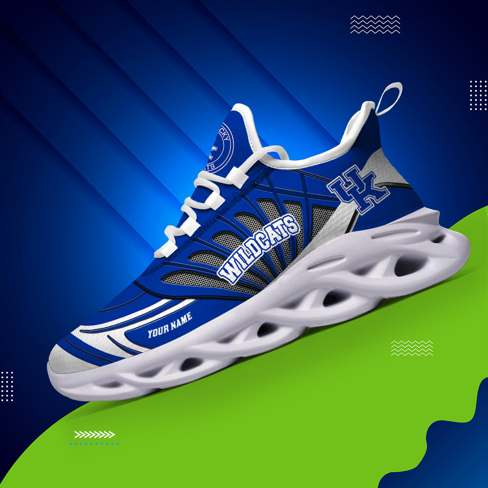 Custom Name 12 Kentucky Wildcats PERSONALIZED MAX SOUL SHOES DS001 - Famjoys Custom Name 12 Kentucky Wildcats PERSONALIZED MAX SOUL SHOES DS001 - Famjoys