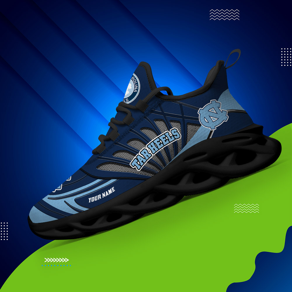 Custom Name 20 North Carolina Tar Heels PERSONALIZED MAX SOUL SHOES DS001 - Famjoys Custom Name 20 North Carolina Tar Heels PERSONALIZED MAX SOUL SHOES DS001 - Famjoys