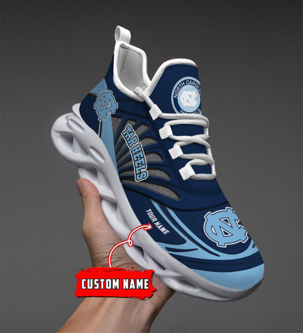 Custom Name 20 North Carolina Tar Heels PERSONALIZED MAX SOUL SHOES DS001 - Famjoys Custom Name 20 North Carolina Tar Heels PERSONALIZED MAX SOUL SHOES DS001 - Famjoys