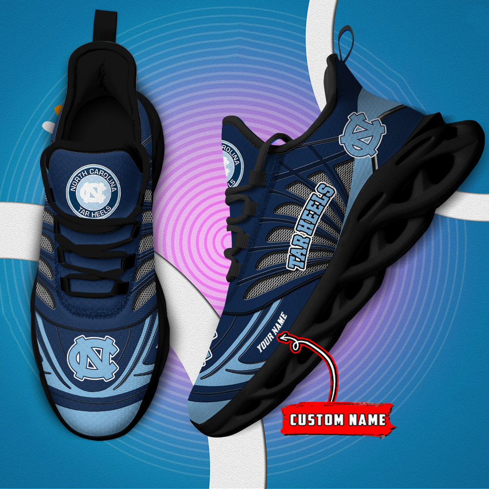 Custom Name 20 North Carolina Tar Heels PERSONALIZED MAX SOUL SHOES DS001 - Famjoys Custom Name 20 North Carolina Tar Heels PERSONALIZED MAX SOUL SHOES DS001 - Famjoys
