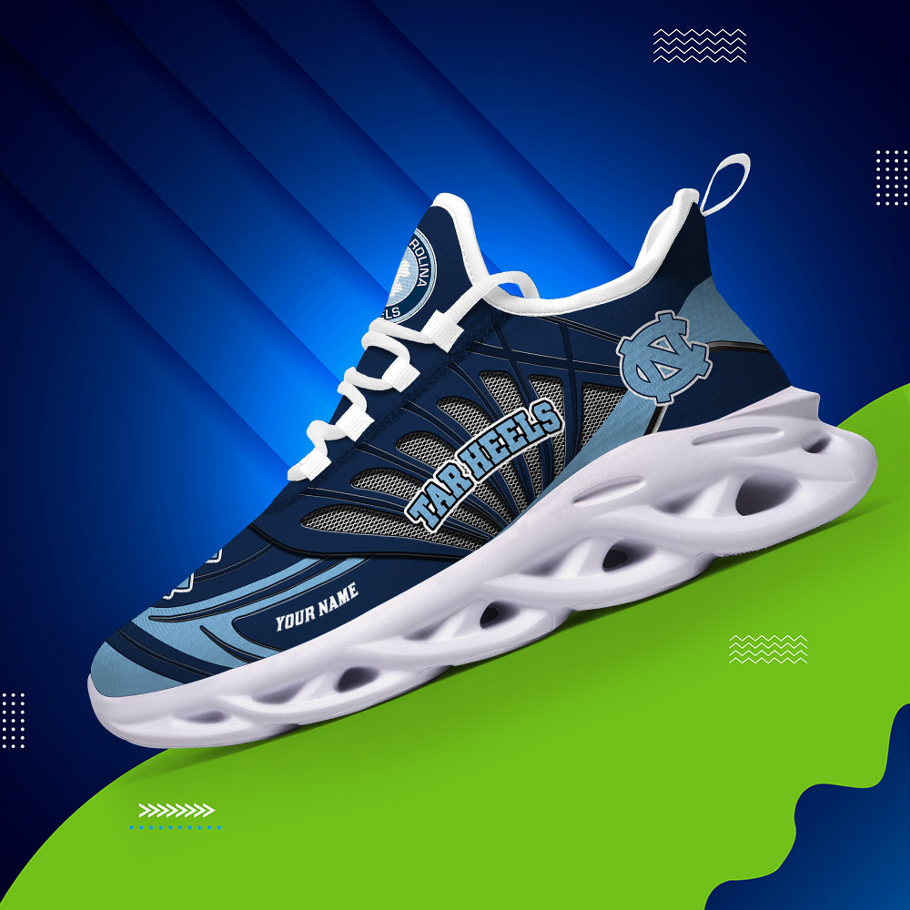 Custom Name 20 North Carolina Tar Heels PERSONALIZED MAX SOUL SHOES DS001 - Famjoys Custom Name 20 North Carolina Tar Heels PERSONALIZED MAX SOUL SHOES DS001 - Famjoys