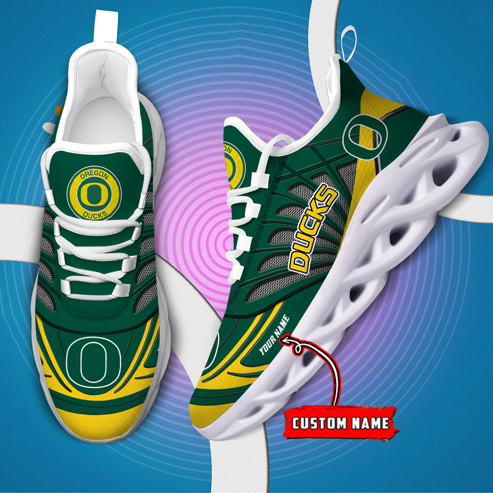Custom Name 26 Oregon Ducks PERSONALIZED MAX SOUL SHOES DS001 - Famjoys Custom Name 26 Oregon Ducks PERSONALIZED MAX SOUL SHOES DS001 - Famjoys