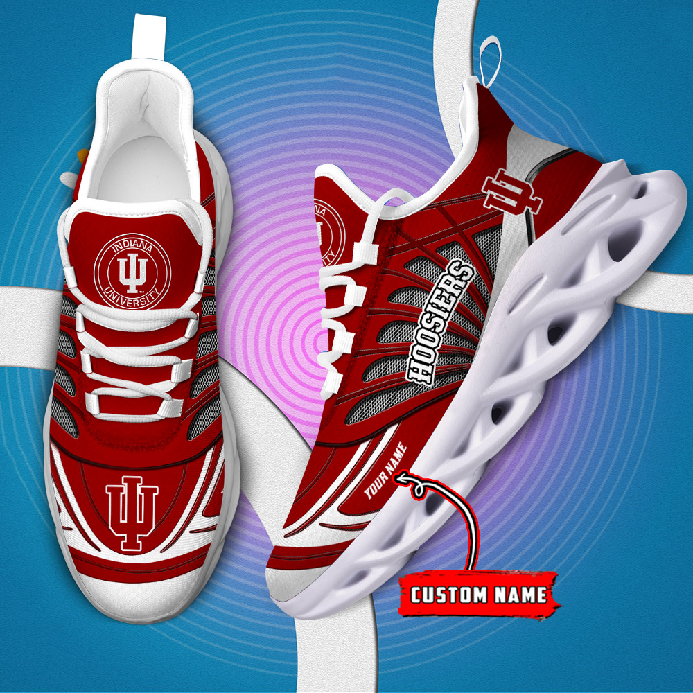 Custom Name 30 Indiana Hoosiers PERSONALIZED MAX SOUL SHOES DS001 - Famjoys Custom Name 30 Indiana Hoosiers PERSONALIZED MAX SOUL SHOES DS001 - Famjoys
