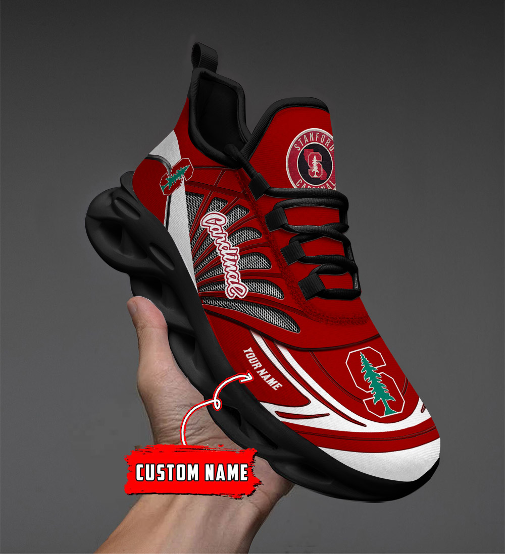 Custom Name 35 Stanford Cardinal PERSONALIZED MAX SOUL SHOES DS001 - Famjoys Custom Name 35 Stanford Cardinal PERSONALIZED MAX SOUL SHOES DS001 - Famjoys