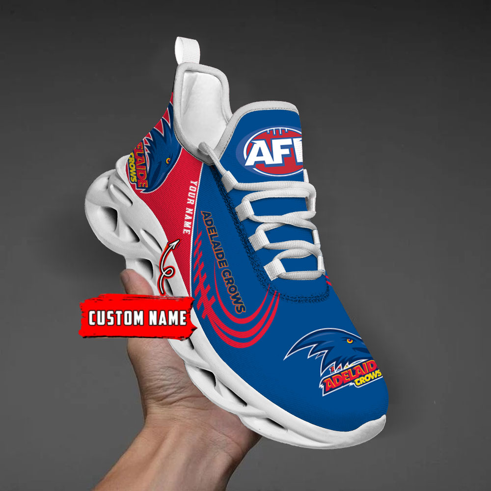 Custom Name Adelaide Crows PERSONALIZED MAX SOUL SHOES DS006 - Famjoys Custom Name Adelaide Crows PERSONALIZED MAX SOUL SHOES DS006 - Famjoys