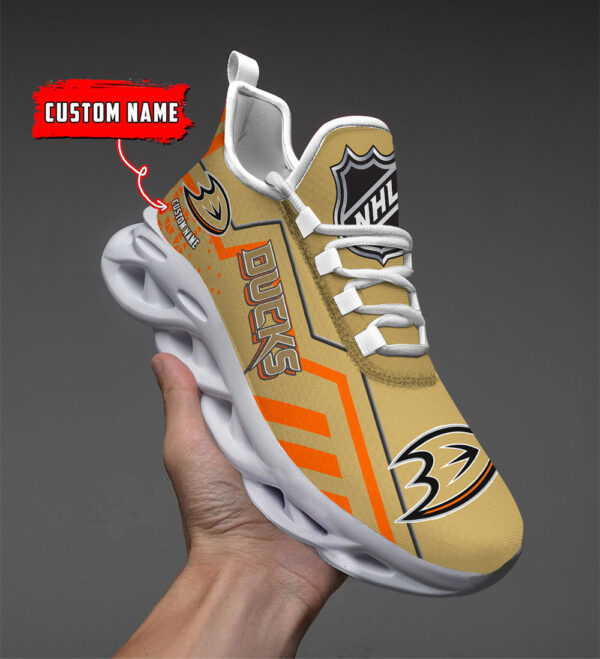 Custom Name Anaheim Ducks PERSONALIZED MAX SOUL SHOES DS001 NEW 2022 - Famjoys Custom Name Anaheim Ducks PERSONALIZED MAX SOUL SHOES DS001 NEW 2022 - Famjoys