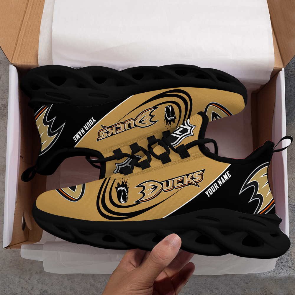 Custom Name Anaheim Ducks PERSONALIZED MAX SOUL SHOES DS006 - Famjoys Custom Name Anaheim Ducks PERSONALIZED MAX SOUL SHOES DS006 - Famjoys