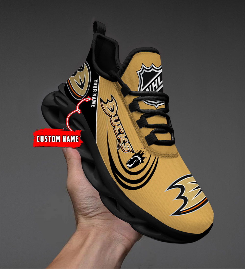 Custom Name Anaheim Ducks PERSONALIZED MAX SOUL SHOES DS006 - Famjoys Custom Name Anaheim Ducks PERSONALIZED MAX SOUL SHOES DS006 - Famjoys