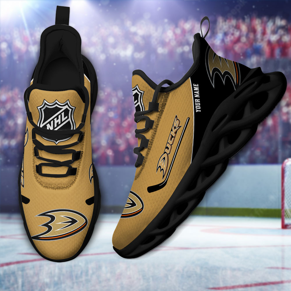 Custom Name Anaheim Ducks PERSONALIZED MAX SOUL SHOES DS006 NEW 2022 M1 - Famjoys Custom Name Anaheim Ducks PERSONALIZED MAX SOUL SHOES DS006 NEW 2022 M1 - Famjoys
