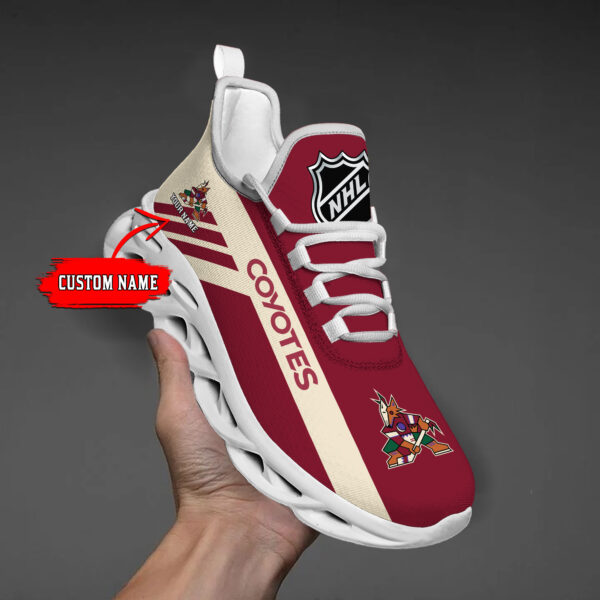 Custom Name Arizona Coyotes PERSONALIZED MAX SOUL SHOES DS004 - Famjoys Custom Name Arizona Coyotes PERSONALIZED MAX SOUL SHOES DS004 - Famjoys