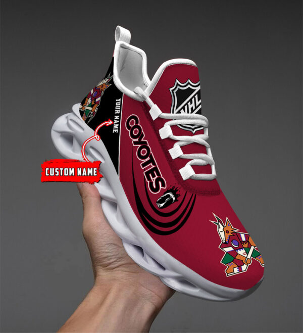 Custom Name Arizona Coyotes PERSONALIZED MAX SOUL SHOES DS006 - Famjoys Custom Name Arizona Coyotes PERSONALIZED MAX SOUL SHOES DS006 - Famjoys