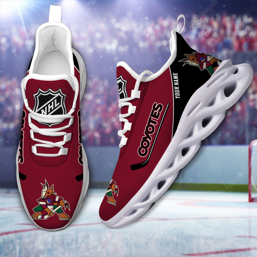 Custom Name Arizona Coyotes PERSONALIZED MAX SOUL SHOES DS006 NEW 2022 M1 - Famjoys Custom Name Arizona Coyotes PERSONALIZED MAX SOUL SHOES DS006 NEW 2022 M1 - Famjoys