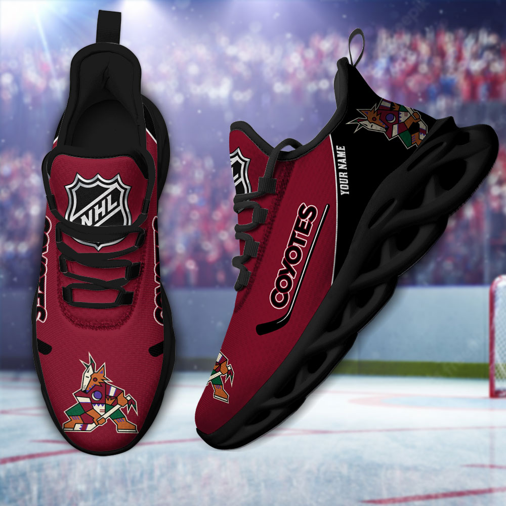 Custom Name Arizona Coyotes PERSONALIZED MAX SOUL SHOES DS006 NEW 2022 M1 - Famjoys Custom Name Arizona Coyotes PERSONALIZED MAX SOUL SHOES DS006 NEW 2022 M1 - Famjoys
