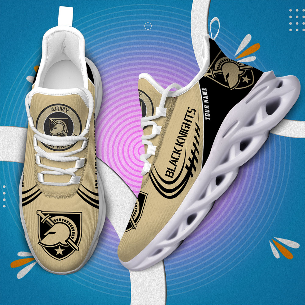 Custom Name Army Black Knights PERSONALIZED MAX SOUL SHOES DS006 - Famjoys Custom Name Army Black Knights PERSONALIZED MAX SOUL SHOES DS006 - Famjoys
