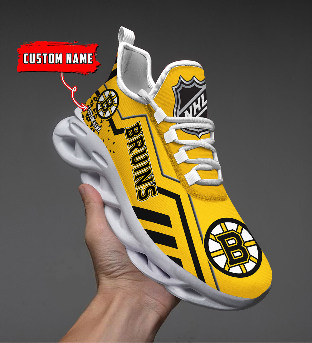 Custom Name Boston bruins PERSONALIZED MAX SOUL SHOES DS001 NEW 2022 - Famjoys Custom Name Boston bruins PERSONALIZED MAX SOUL SHOES DS001 NEW 2022 - Famjoys