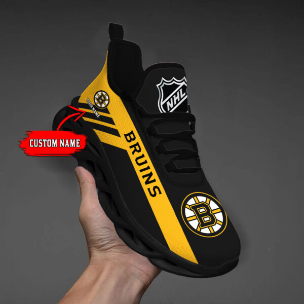 Custom Name Boston Bruins PERSONALIZED MAX SOUL SHOES DS004 - Famjoys Custom Name Boston Bruins PERSONALIZED MAX SOUL SHOES DS004 - Famjoys